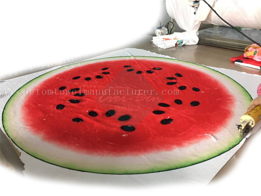 China Custom watermelon Beach Towel Supplier